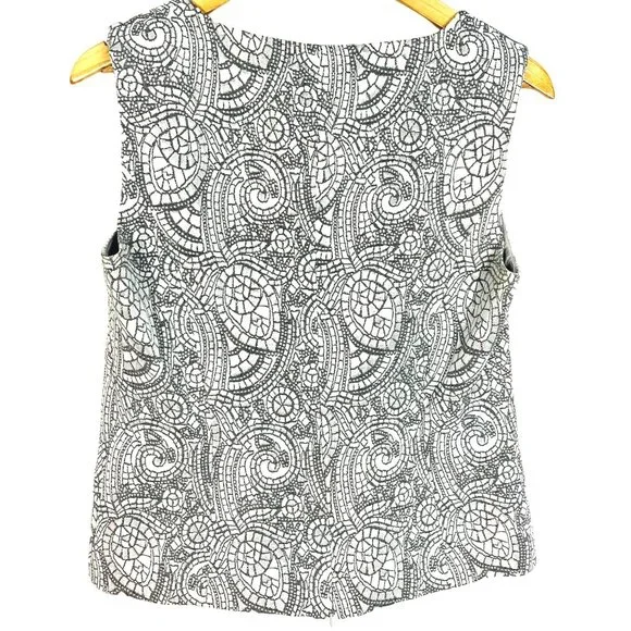 Elite Champagne 2 PC Blazer Shell Silver Brocade Mother of Bride Church Size 10 - Picture 7 of 10